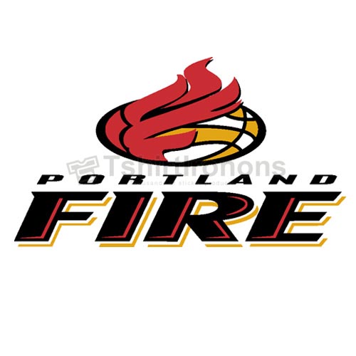 Portland Fire T-shirts Iron On Transfers N5693 - Click Image to Close